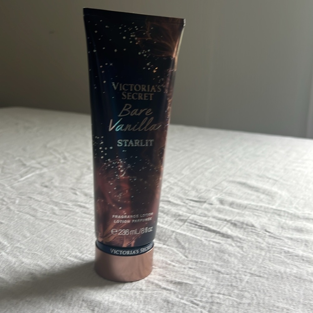 VICTORIA’S SECRET BARE VANILLA STARLIT FRAGRANCE BODY LOTION CREAM 8 oz NEW